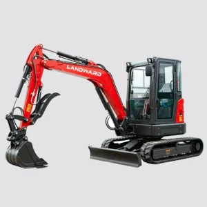 Small Excavator 3.5 Ton LW35E equipped with optimal systems suitable for various applications from pipe work to landscaping.